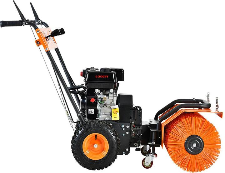 Image du produit Fuxtec Benzin Kehrmaschine Set mit Schneeschild und Schaufel