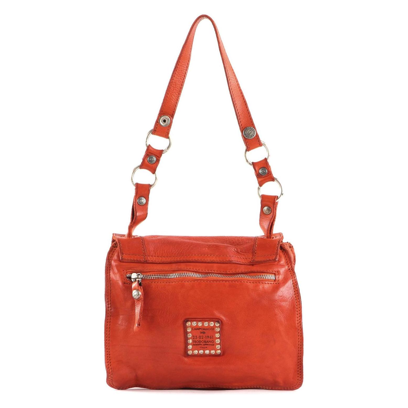 Campomaggi, Damen, Handtasche, Crossbody Bag, Orange