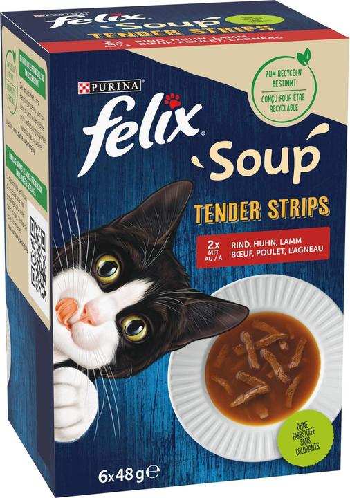 Felix Soup Geschmacksvielfalt vom Land (Adult, 6 Stk., 288 g)