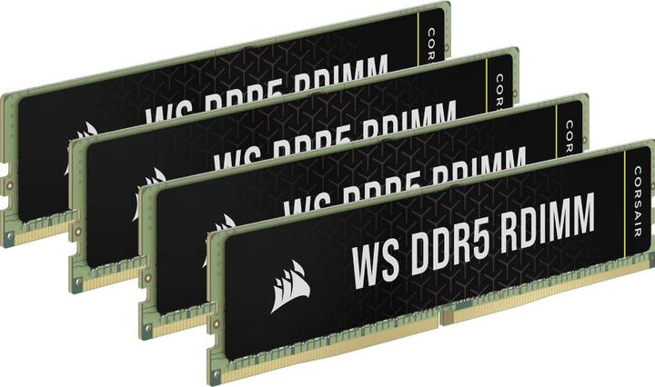 Actual product image Corsair DDR5, 6000MT/s 64GB 4x16GB RDIMM, Hynix Die, Single Rank, 40-40-40-77, Intel XMP 3.0, WS DDR5 RDIMM (4 x 16GB, 6000 MHz, DDR5-RAM, DIMM)