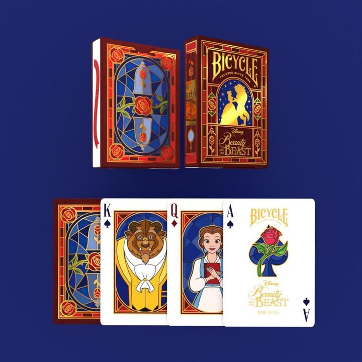 Image du produit Bicycle Beauty and the Beast Playing Cards (Anglais, 1 - 10 Joueur)