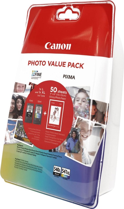 Actual product image Canon PG-540L/CL-541XL Photo Value Pack (FC, Color)