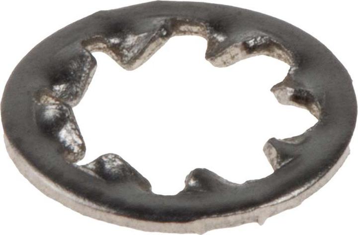 Actual product image RS PRO Serrated lock washers A2 M4 (M4)