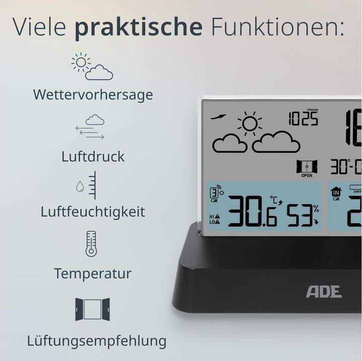 Actual product image ADE Weather station
