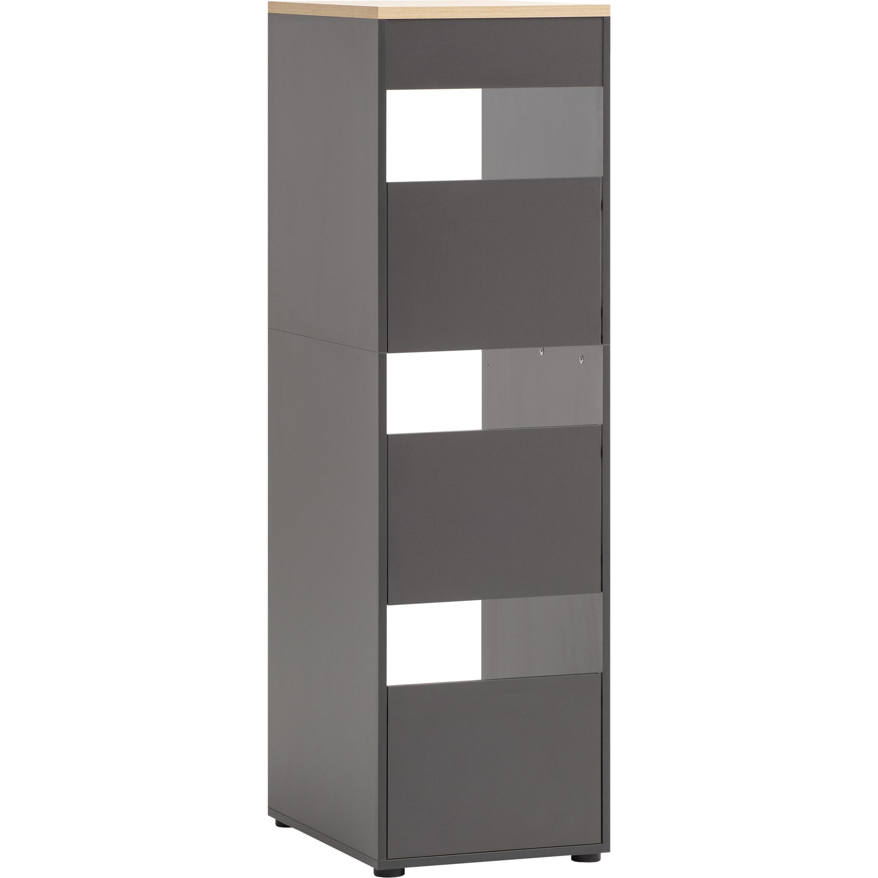 Schildmeyer, Badezimmerschrank, Solea Mehrzweckschrank anthrazit