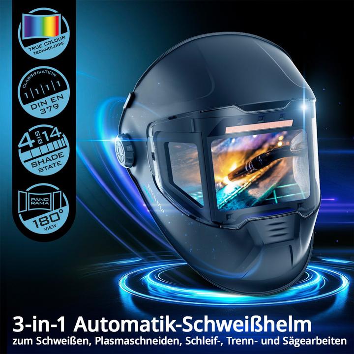 Actual product image Stahlwerk Split 3-in-1 automatic welding helmet