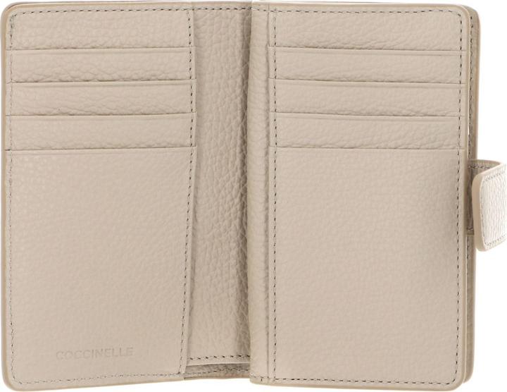 Actual product image Coccinelle Metallic Soft Mini Wallet Grained Leather