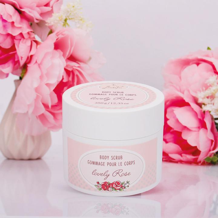 Produktbild Accentra Badefee Körperpeeling "Lovely Rose" (350 ml)