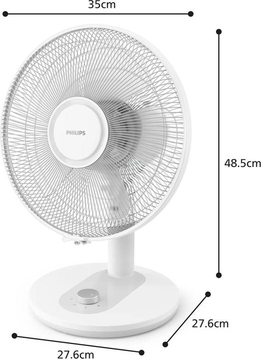 Produktbild Philips Tischventilator 1000 Series CX1030/01 Weiss