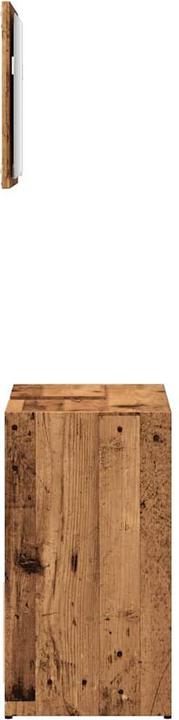 Actual product image vidaXL 2-tlg. Badmöbel-Set Altholz-Optik Holzwerkstoff