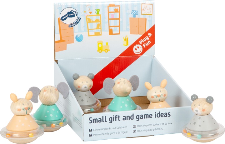 Actual product image small foot Display stand-up toy pastel