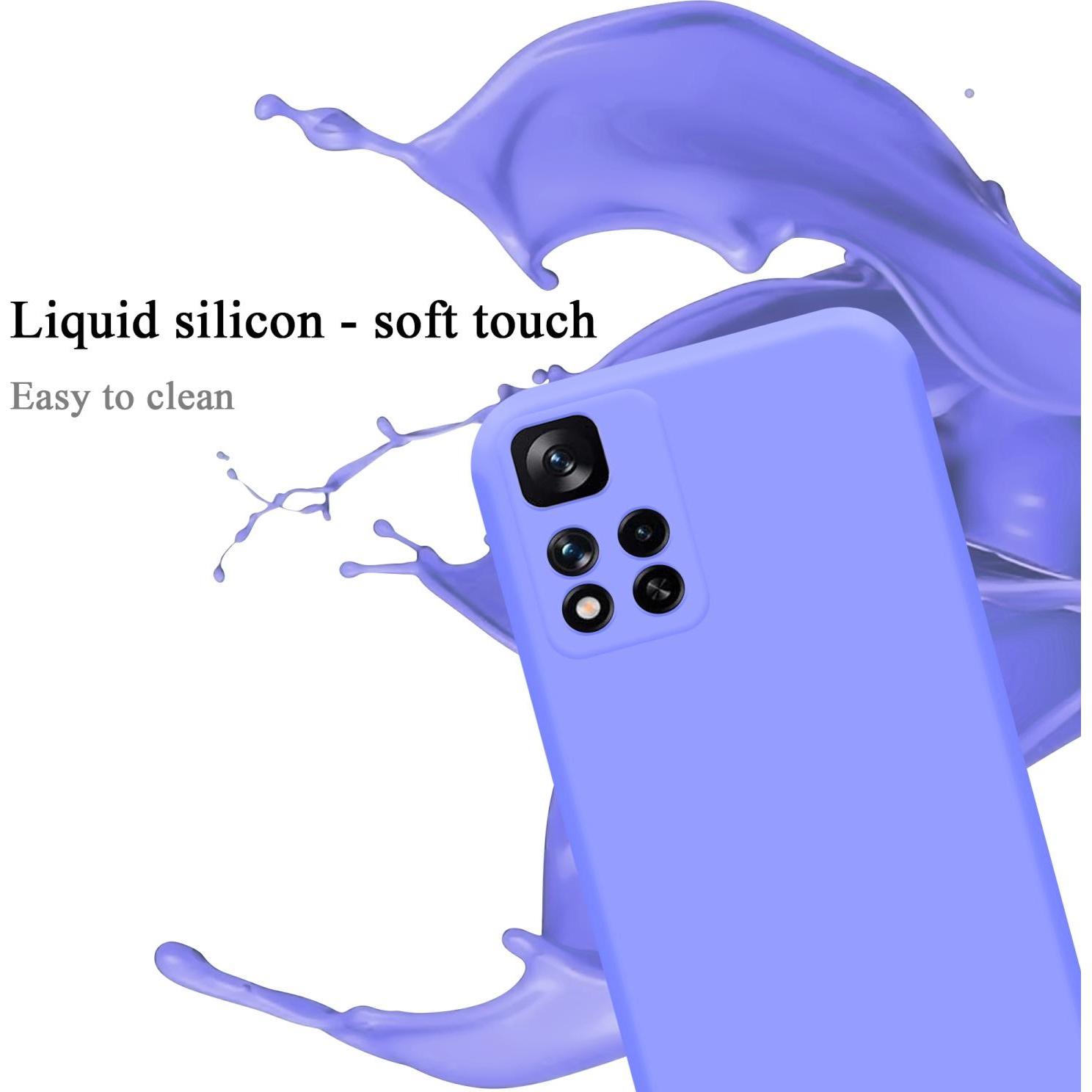 Thumbnail - Cadorabo TPU Liquid Silicone Case Hülle für Xiaomi RedMi NOTE 11 PRO+ (Xiaomi Redmi Note 11 Pro+), Smartphone Hülle, Vio...