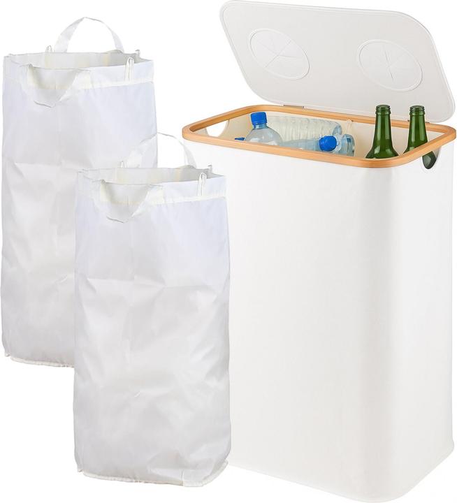 Produktbild Relaxdays Pfandflaschen-Sammelbehälter 2 Fächer (140 l)