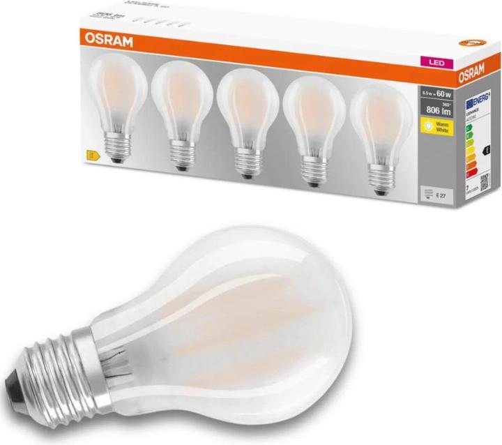 Actual product image Osram Incandescent lamp (E27, 806 lm, 5x)