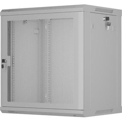 Lanberg 19 Zoll 12HE 600X450 grauer perforierter Türmontagerahmen von (Flachverpackung) (12 HE, Rack da 19 pollici), Armadio rack, Grigio