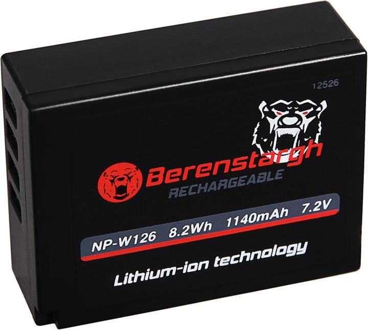 Actual product image Berenstargh Fuji NP-W126 (Rechargeable battery)