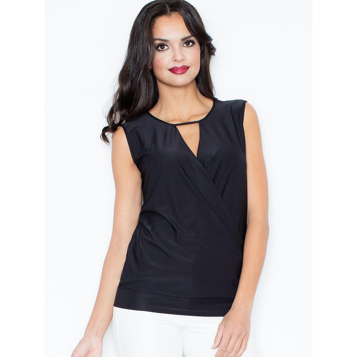 Figl, Damen, Bluse, Bluse, Schwarz, (L)