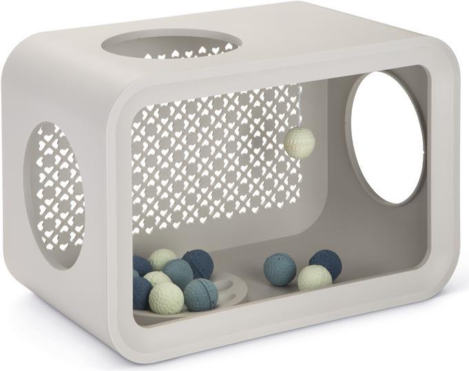 Beeztees Jeu du cube de chat (Jouet à balle chat)