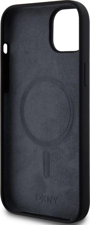 Actual product image DKNY DKHMP15MSNYACH iPhone 15 Plus / 14 Plus 6.7" czarny/black hardcase Liquid Silicone White Printe (Apple iPhone 14 Plus, Apple iPhone 15 Plus)