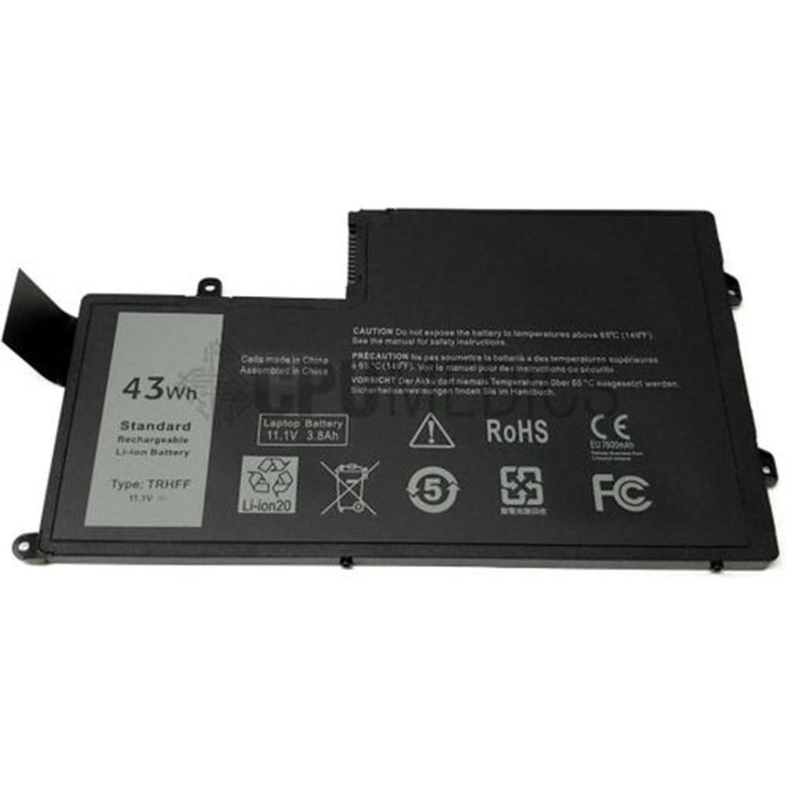 Dell Battery 43 WHr 3 Cell (3 Zellen), Notebook Akku, Schwarz