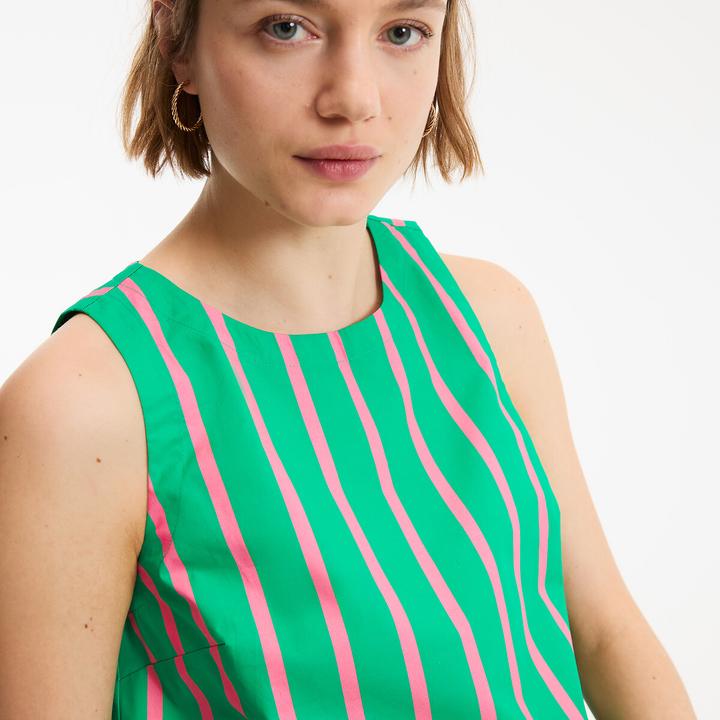 Immagine prodotto La Redoute Collections Gestreiftes ärmelloses Rundhals-Top (M)