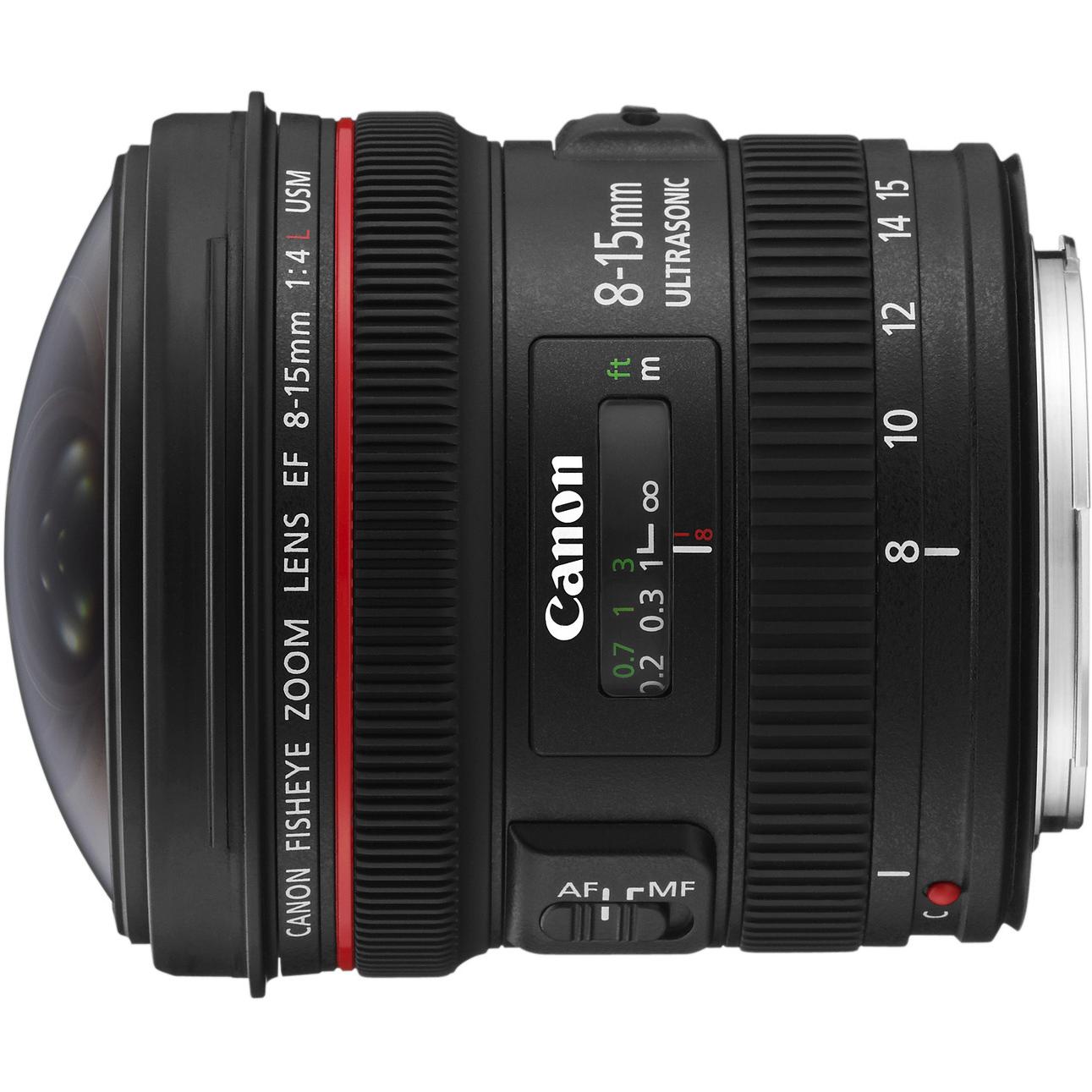 Thumbnail - Canon EF 8-15mm f/4L Fisheye USM (EU) (Canon EF, Vollformat), Objektiv, Schwarz