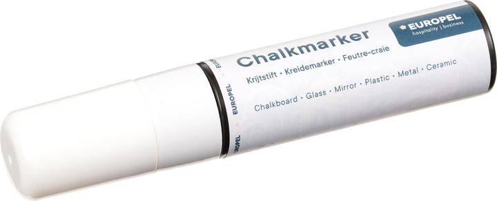 Immagine prodotto Europel Pennarello a gesso 15 mm, confezione da 8, bianco (Bianco, 15 mm, 8 x)