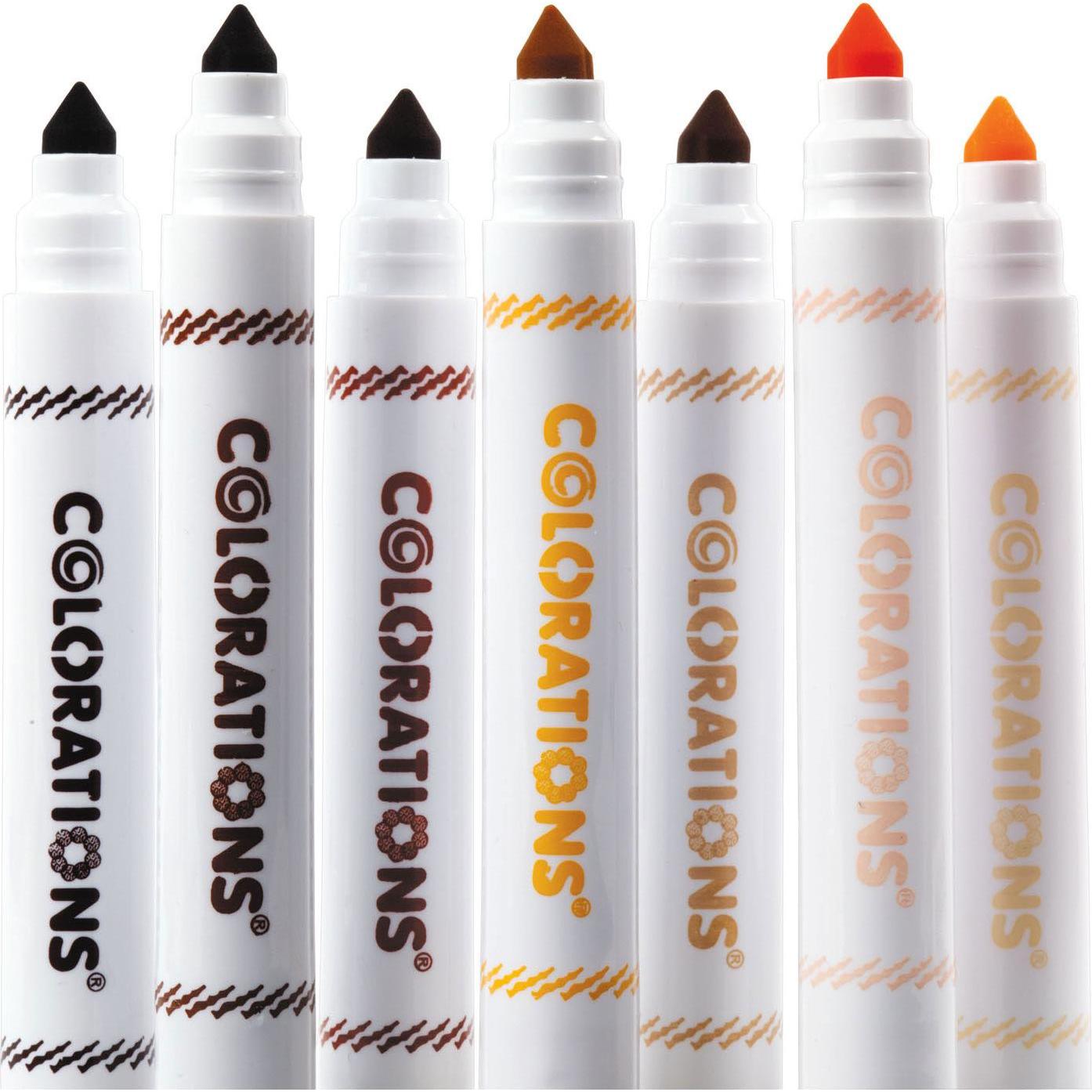 Thumbnail - Colorations, Malstifte, Colorationen - Chubby Filzstifte Hauttöne, 35 Stk. (Mehrfarbig, 35 x)