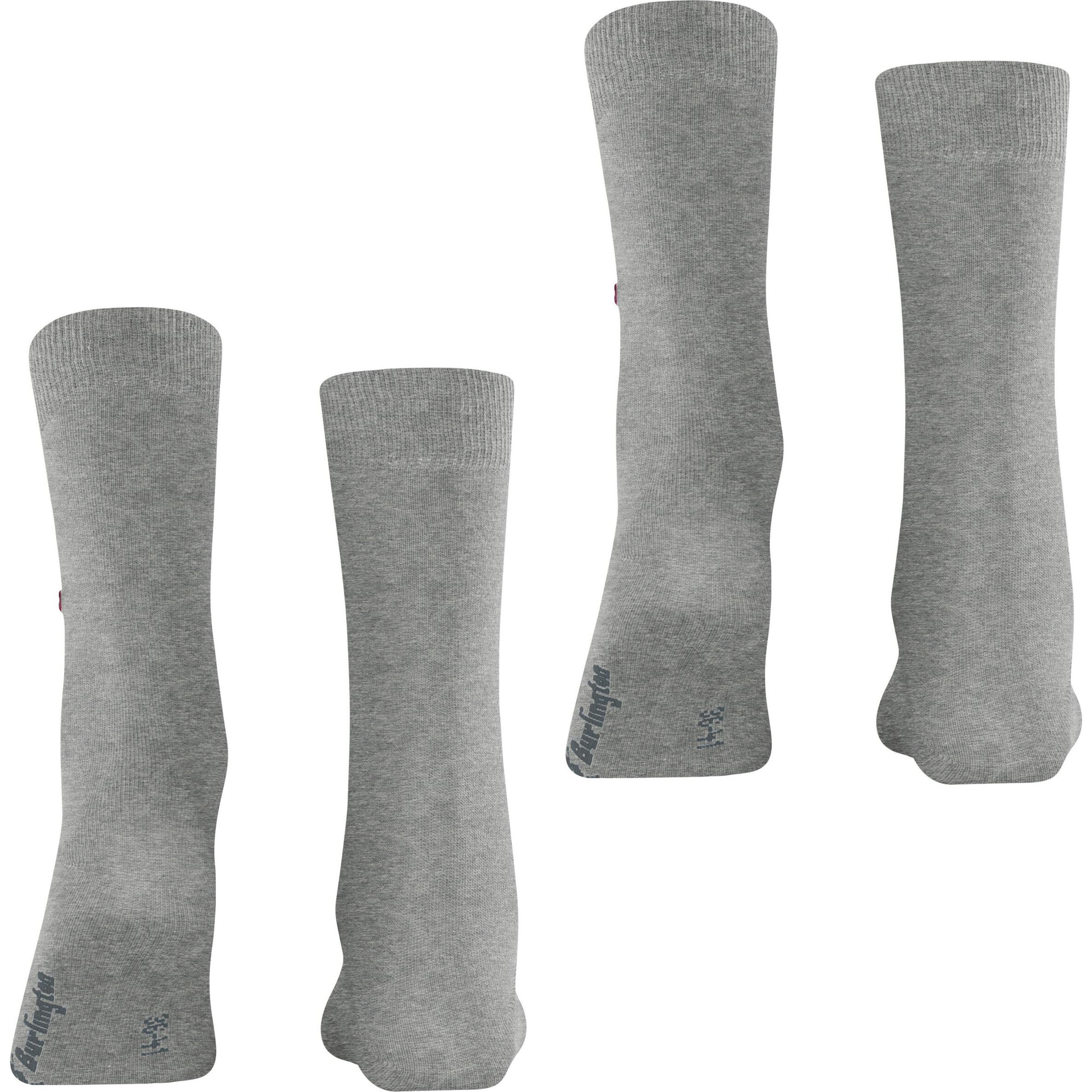 Thumbnail - Burlington, Damen, Socken, Everyday, Grau, (2er Pack, 36 - 41)