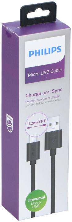 Produktbild Philips USB A to USB Micro 1.2M Cable (4 m)