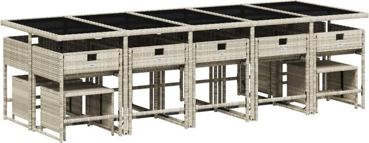 Actual product image vidaXL Garten Essgruppe (275 x 106 x 73 cm)