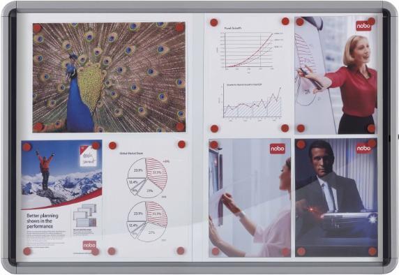 Actual product image Nobo Showcase Pacific 8xA4 (Bulletin board, 97.20 x 68.90 cm)