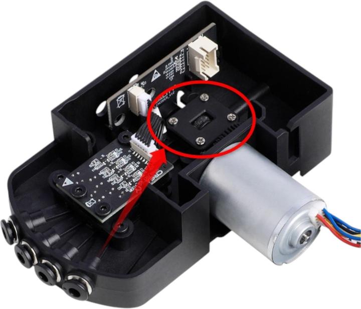 Produktbild Creality CFS Hubsystem Antriebsrolle mit Zahnrad
