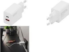 Productafbeelding Digitus USB Charger 20W, 1x USB-C, 1x USB-A (20 W, 2 ports)