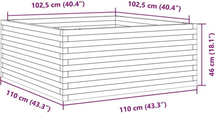 Produktbild vidaXL Pflanzgefäss