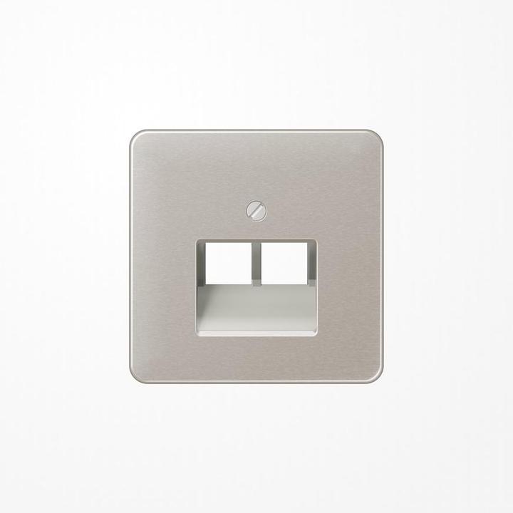 Produktbild JUNG Einsatz UAE/IAE 2f CD pt glz Schraubbef CD569-2UAPT