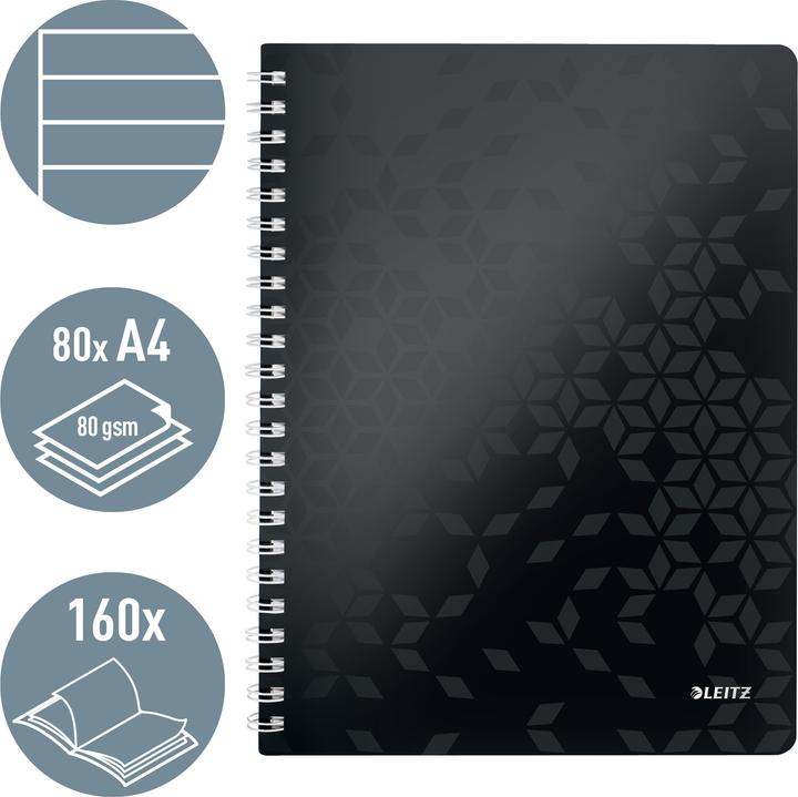 Immagine prodotto Leitz Wow (A4, Righe, Copertina rigida)