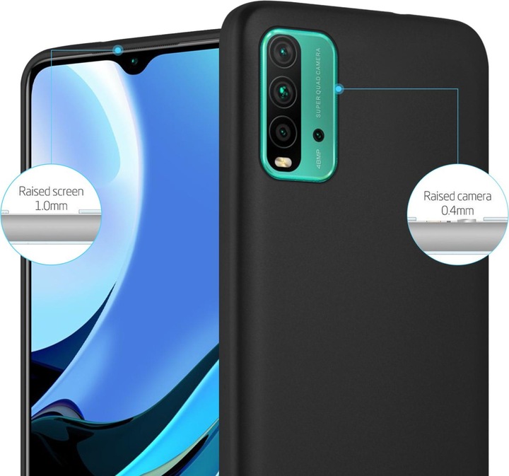 Produktbild Cadorabo TPU Matt Metallic Hülle (Xiaomi Redmi 9T, Xiaomi Poco M3)