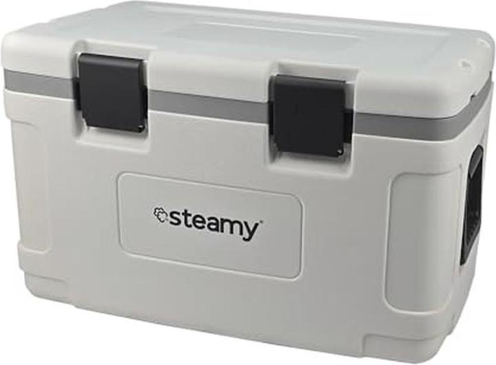 Immagine prodotto Steamy Marine 35 - mittelgrosser Cool Box - Maritime Cool Box - 35 Liter - Weiss (SCM35) (35 l)