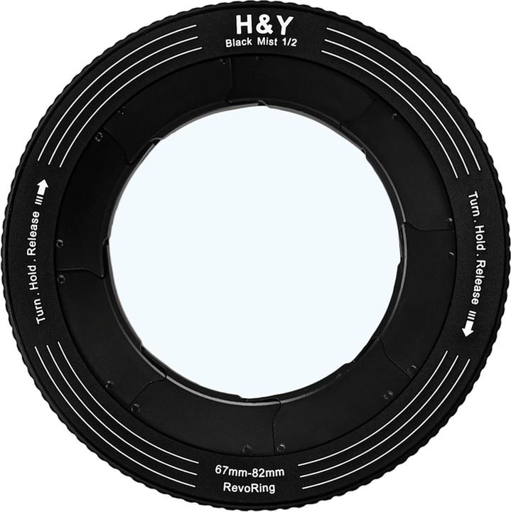 Produktbild H&Y REVORING 67-82mm Black Mist 1/2 Filter (82 mm, Black Mist Filter, 82 mm)