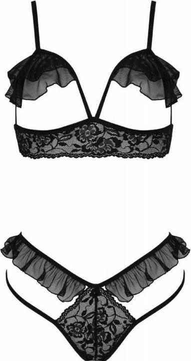 Immagine prodotto Passion Set dolly due pezzi nero S/M (S, M)