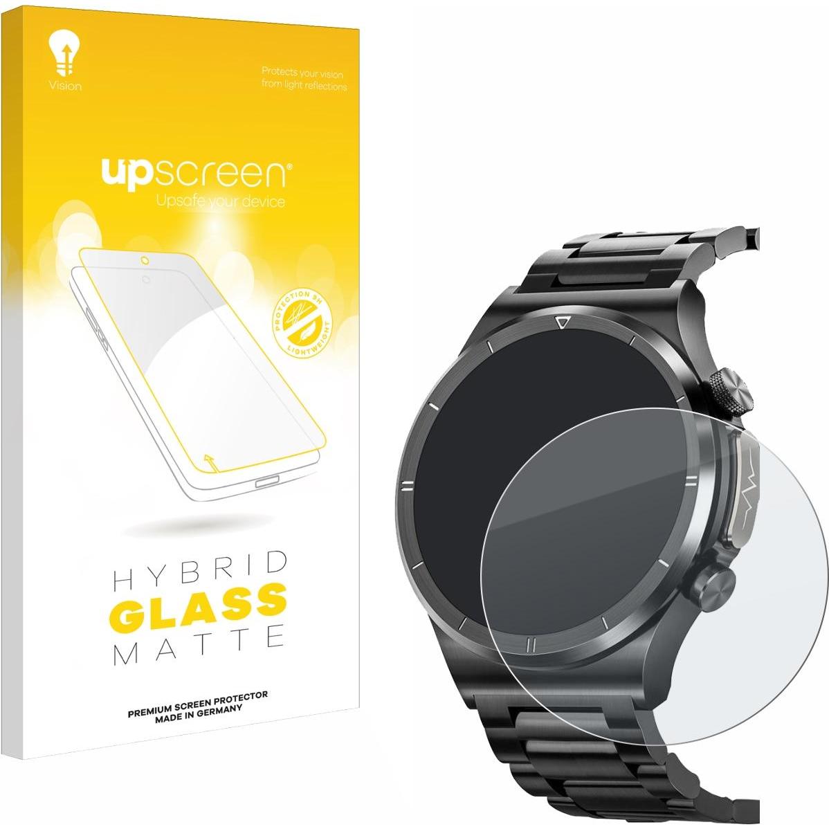 upscreen Schutzglas Schutzfolie Displayschutz Display Schutz Glas Folie matt, Smartwatch Schutzfolie, Grau