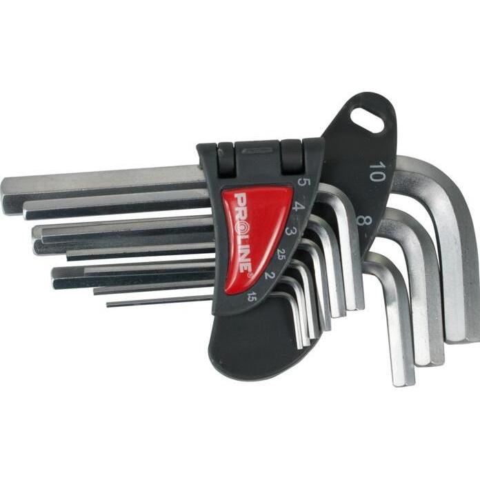 Proline, Sechskantschlüssel, Pro-Line Rinkinys Innensechskantschlüssel Typ L 1,5-10 mm 9 Stk. (48309)