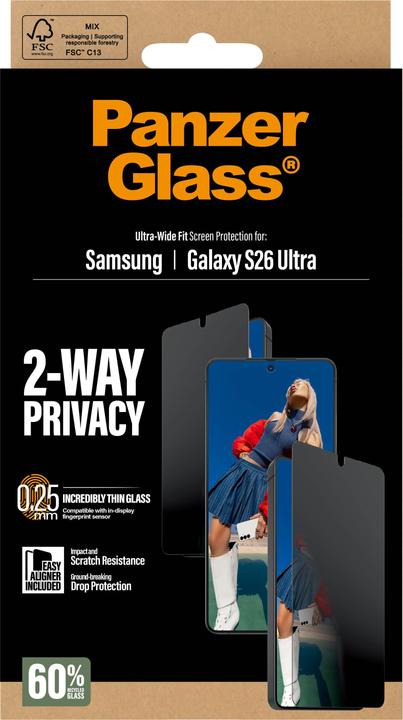 Produktbild PanzerGlass Ultra-Wide Fit (1 Stk., Samsung Galaxy S26 Ultra)