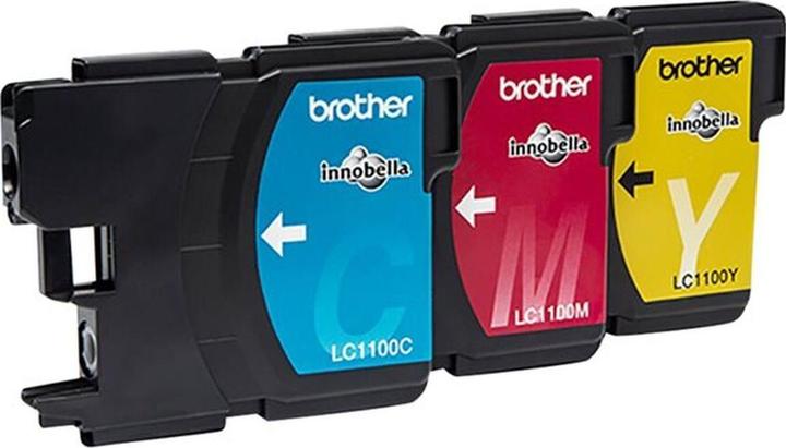 Actual product image Brother LC1100RBWBP - Yellow, Cyan, Magenta - Original (C, M, Y)