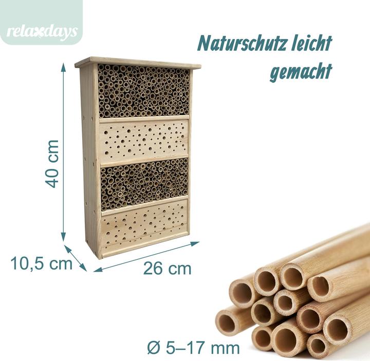 Image du produit Relaxdays hôtel à abeilles