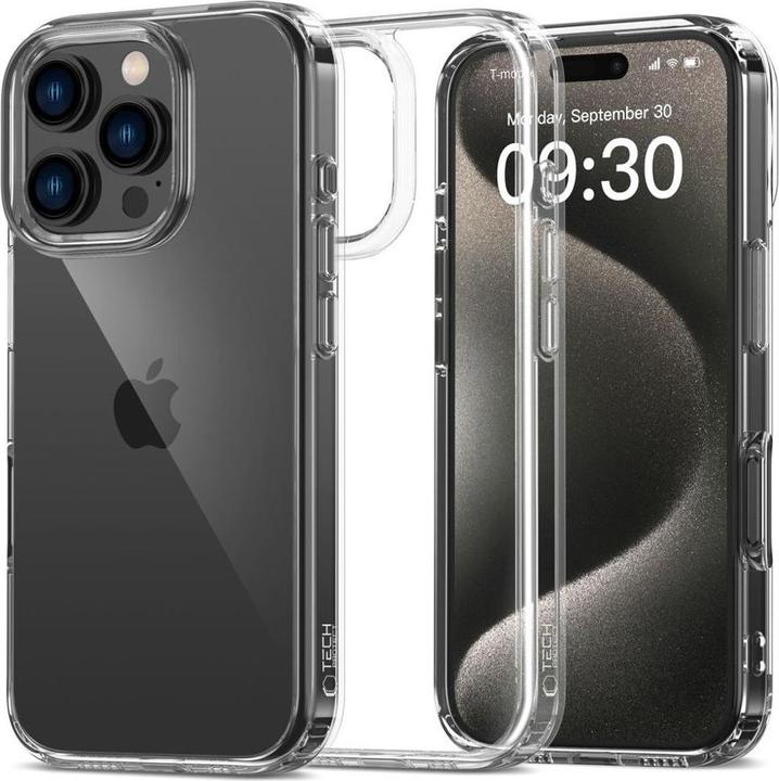 Produktbild Tech-Protect FlexAir Hybrid iPhone 16 Pro Max Case - Clear (Apple iPhone 16 Pro Max)