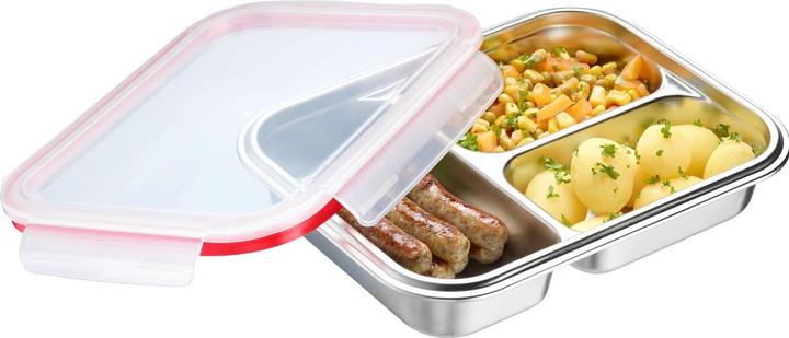 Actual product image Westmark Edelstahl Lunch Box/ Frischhaltedose, geteilt, 280 28...