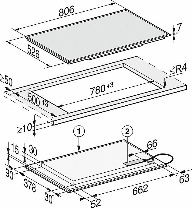 Produktbild Miele KM 7575 FR 11153230
