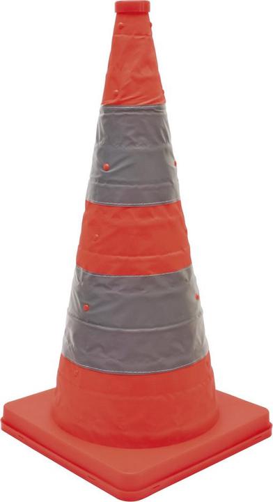 Actual product image Dönges Folding traffic cone, height 700 mm, partially reflective